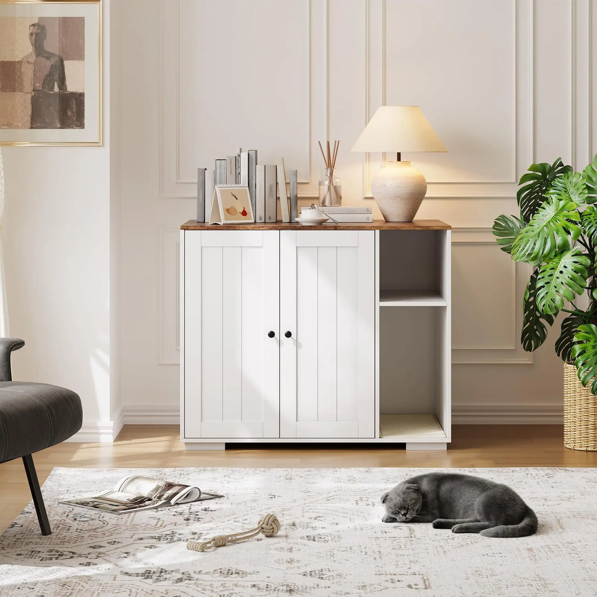 HiMISS Litter Robot 3 4 Cat Enclosure With Collector