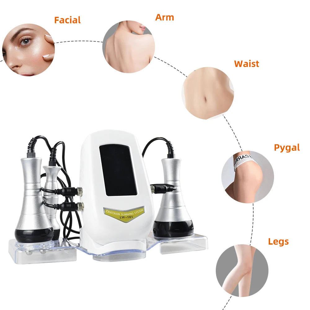 Missheart 3 In 1 Multifunctional Cavitation Body Massager