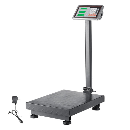 Digital Platform Scale 660 Lb With Tare Calculator Stainless Steel