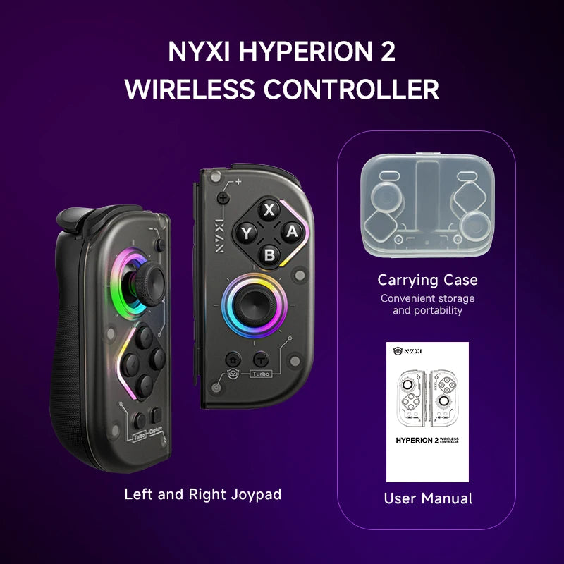 NYXI Hyperion 2 Hall Effect Controller Nintendo Switch No Drift