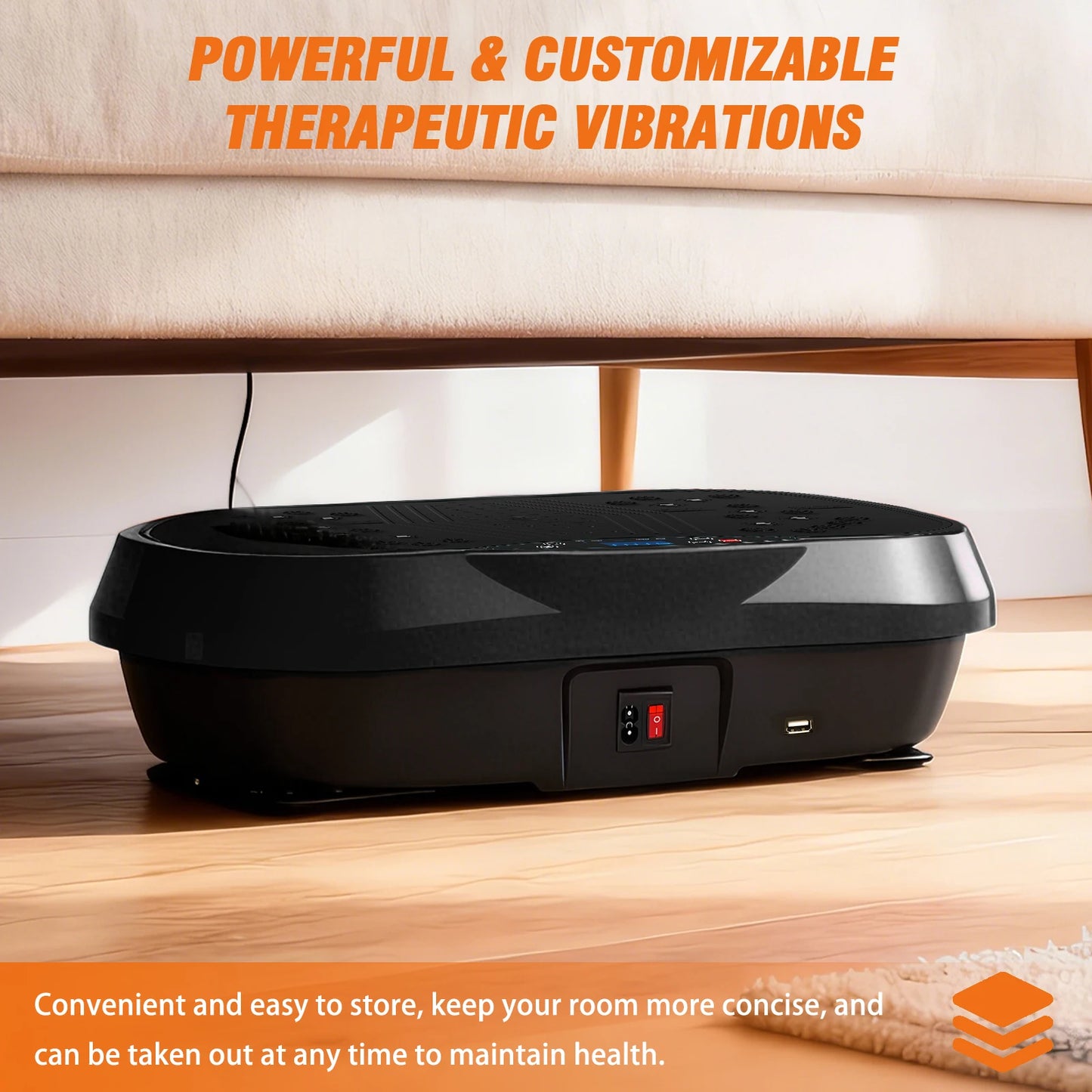 Portable Vibration Plate Exercise Machine For Full Body Workouts
