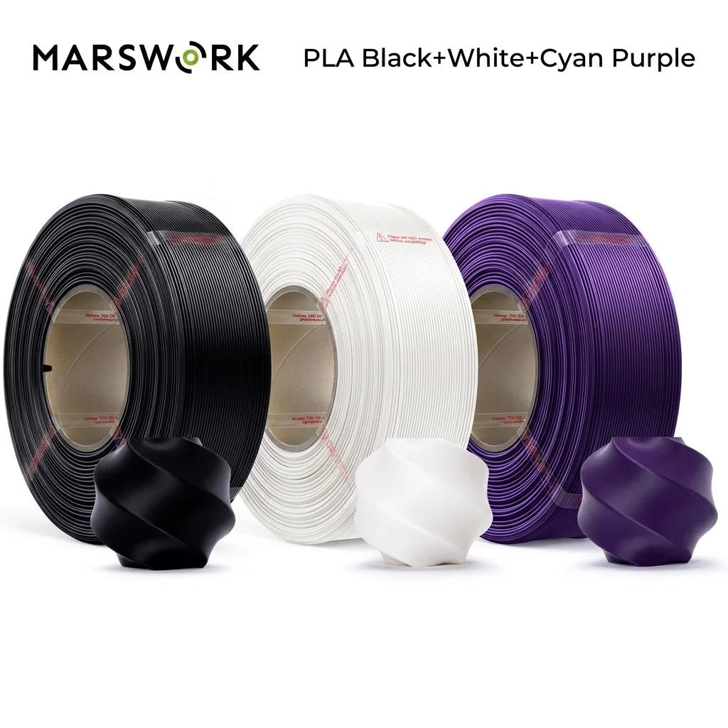 MarsWork PLA Filament Pre Dried AMS Compatible 3D Printer Spool