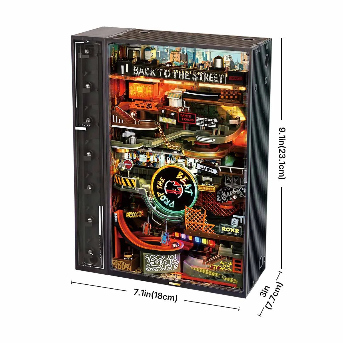 Robotime Wooden Marble Run Model Kit Creative Street Design