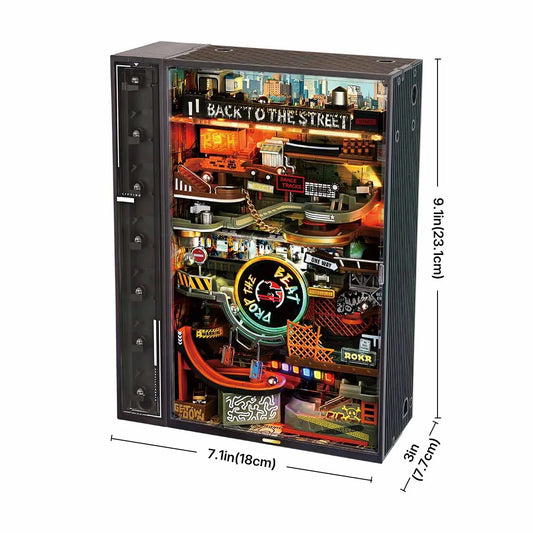 Robotime Wooden Marble Run Model Kit Creative Street Design
