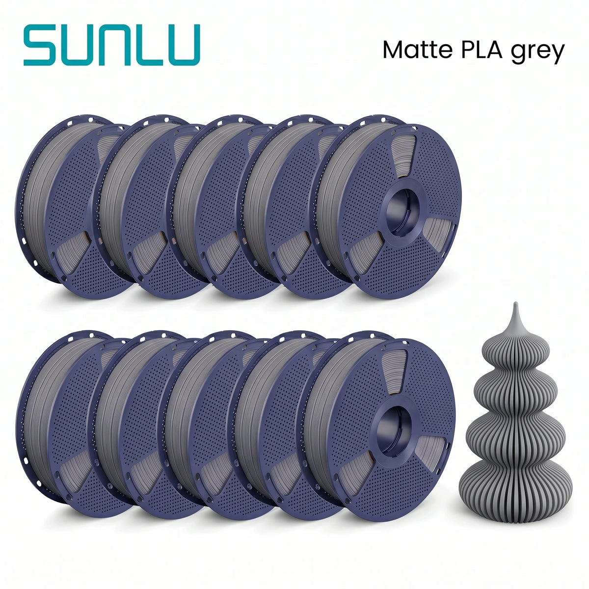 Sunlu Matte PLA 3D Printer Filament Premium Quality Smooth Prints