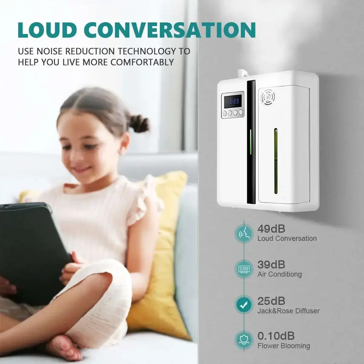 Le Parfum Fasina Bluetooth Wall Mounted Essential Oil Diffuser