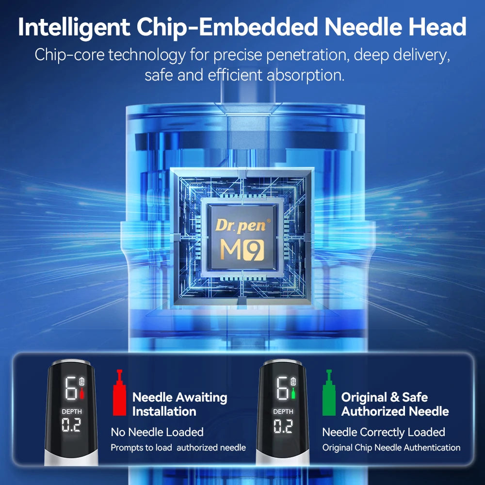 Hello Face Dr Pen M9 Microneedle Device And Led Mask
