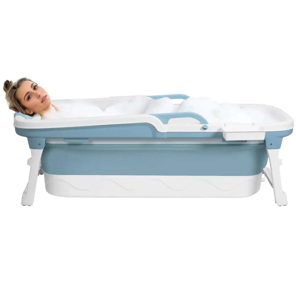 Portable Collapsible Bathtub for Adults and Kids with Handles