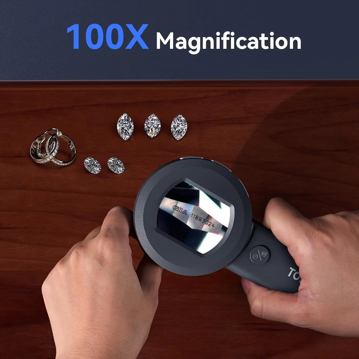 Tomlov P10 Digital Portable Handheld Microscope With Built In Light