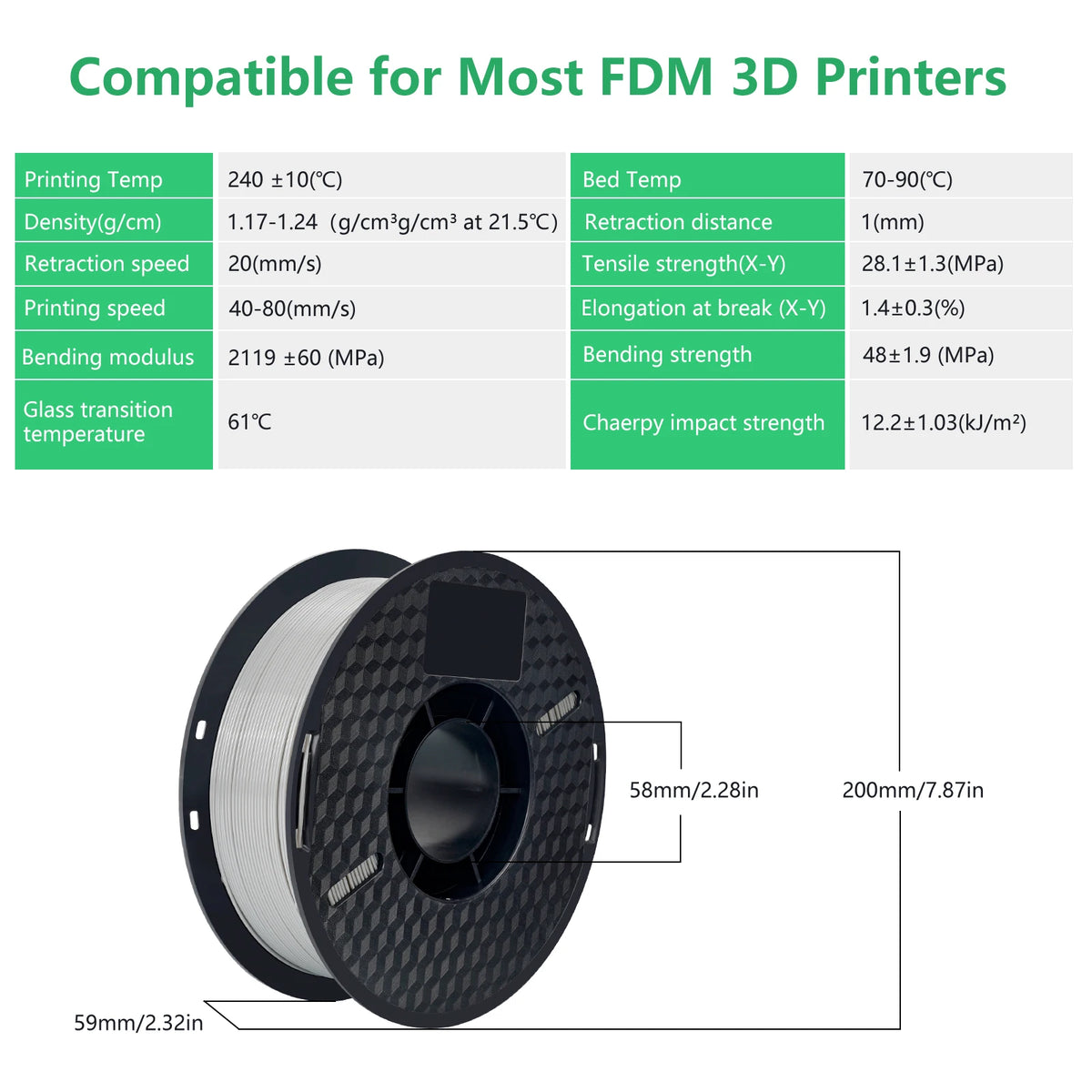 Kingroon Premium PLA And PETG 3D Printing Filament Rolls