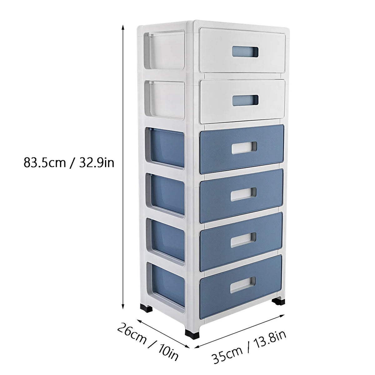 6-Drawer Organizer Cabinet For Household Storage