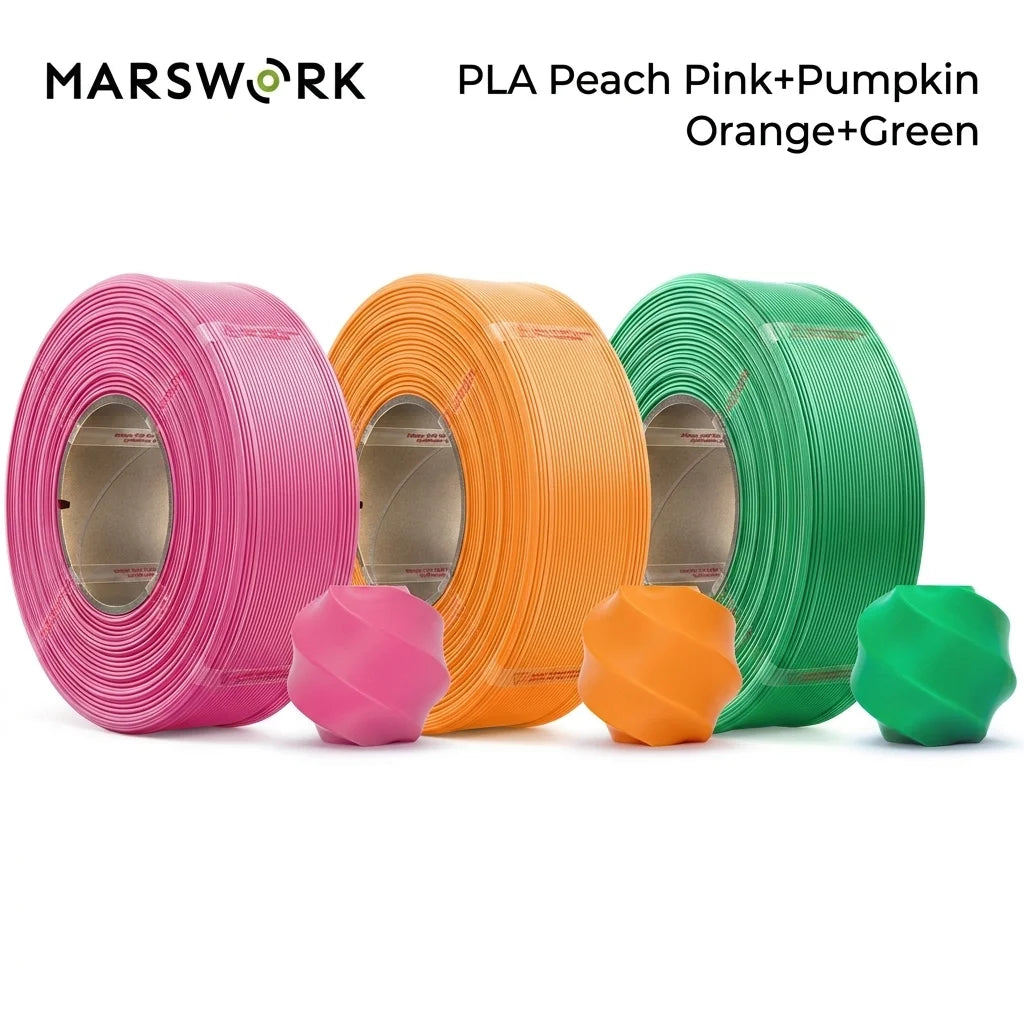 MarsWork PLA Filament Pre Dried AMS Compatible 3D Printer Spool