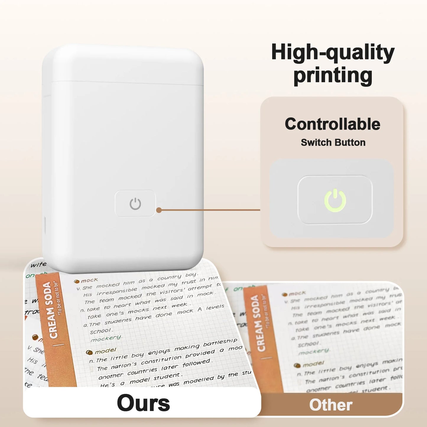 TakeYou Portable Label Maker Machine With Bluetooth Thermal Printer