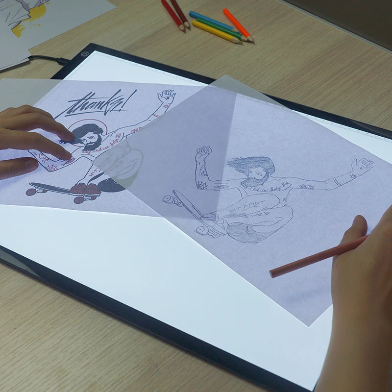Portable Drawing Tablet LED Light Pad Tracing And X Ray Film Viewing