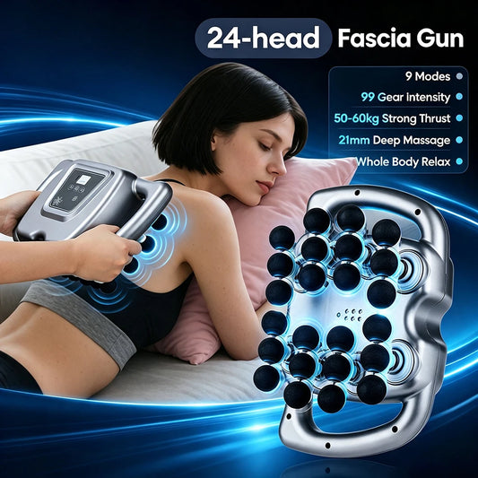 Foreverlily High Frequency Fascia Gun For Full Body Massage
