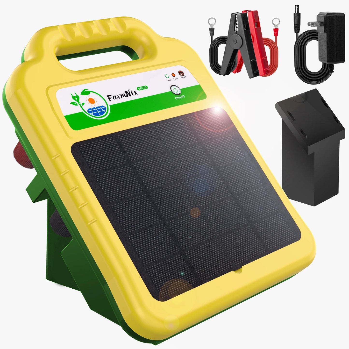 Solar Electric Fence Charger Livestock Energizer For Farm Cattle
