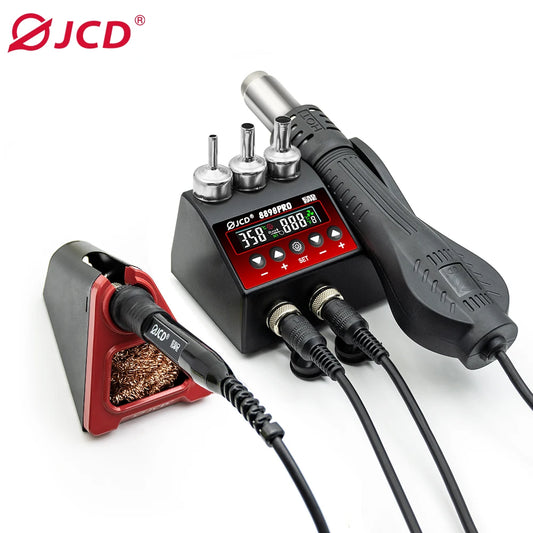 JCD 8586D Soldering Station Hot Air Gun and Soldering Iron