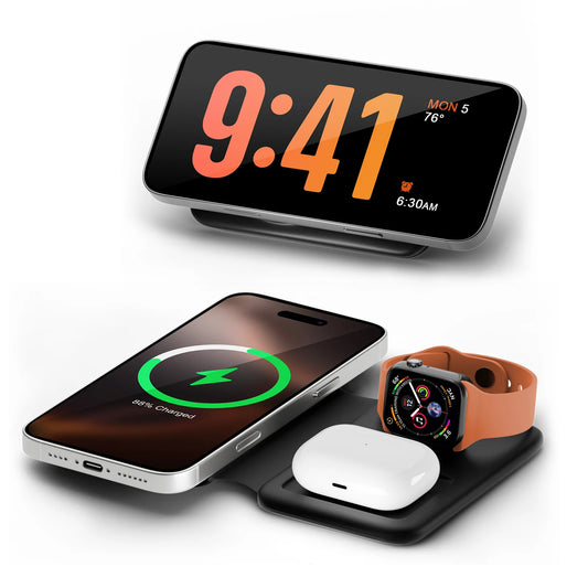 3 In 1 Magnetic Wireless Charging Dock Station 15W Travel