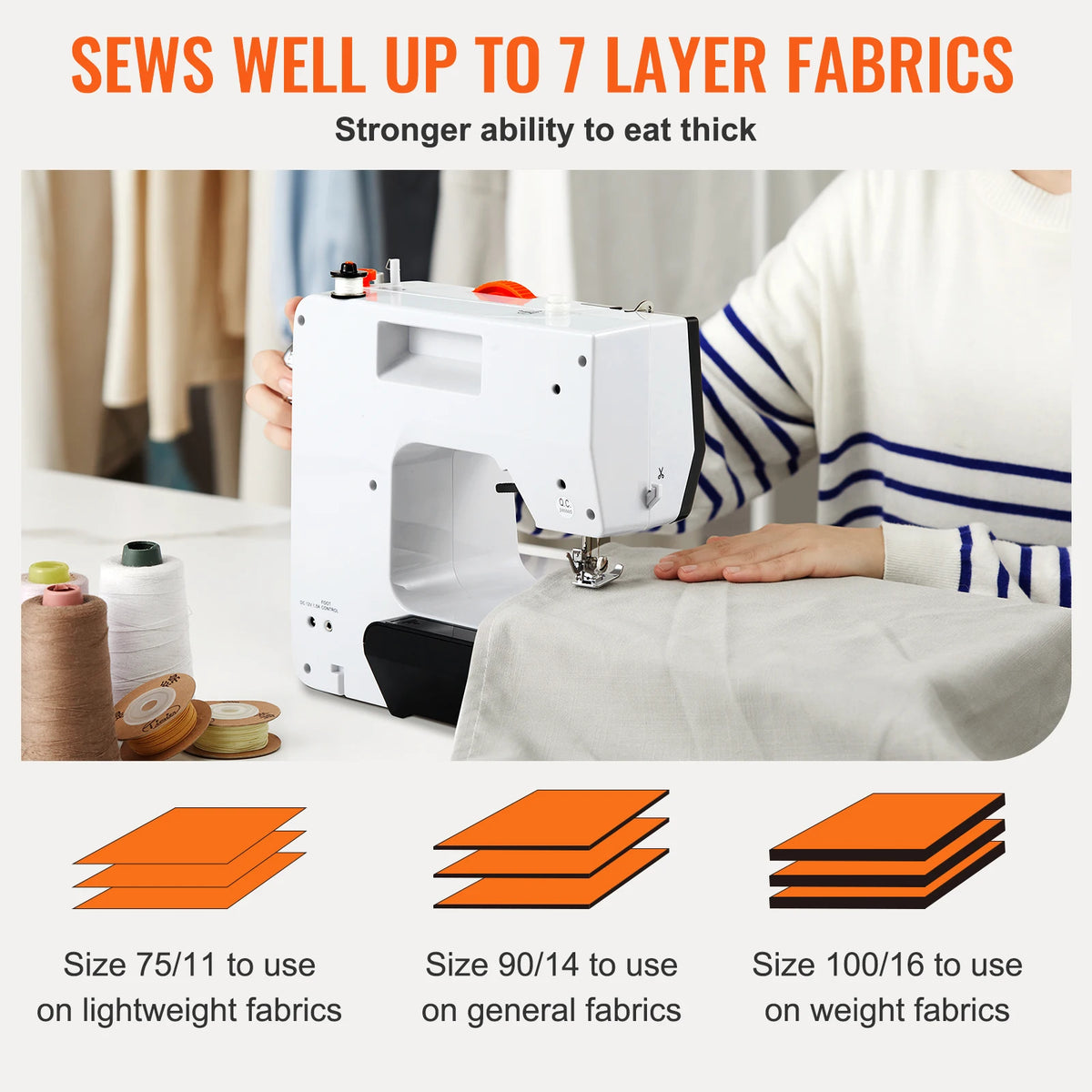 SucceBuy Portable Dual Speed Sewing Machine