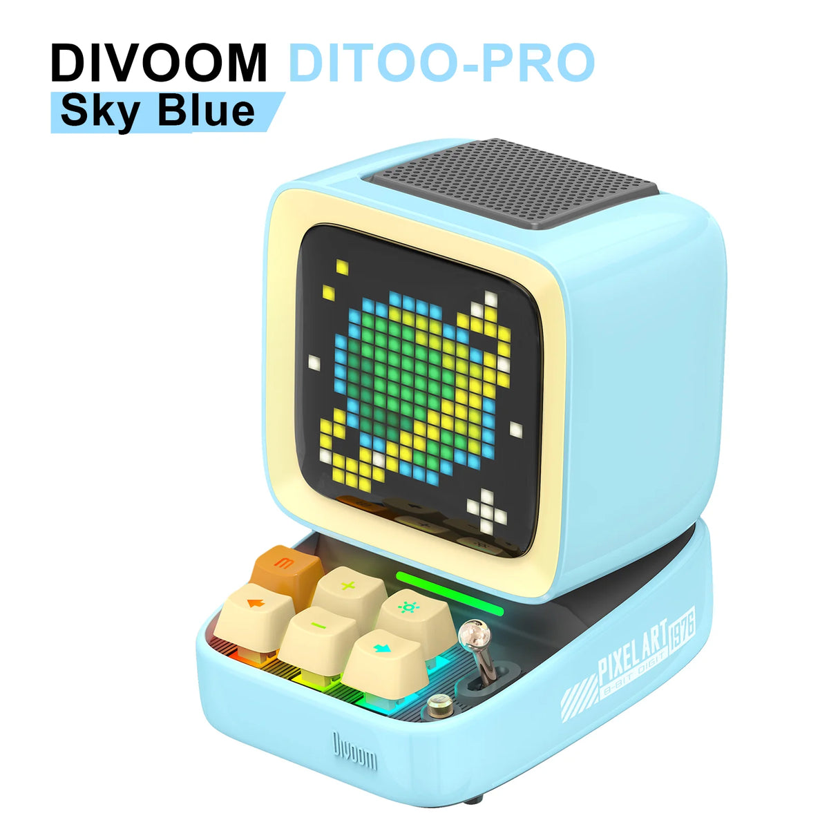 Divoom Ditoo Pro Retro Bluetooth Pixel Art Wireless Alarm Speaker