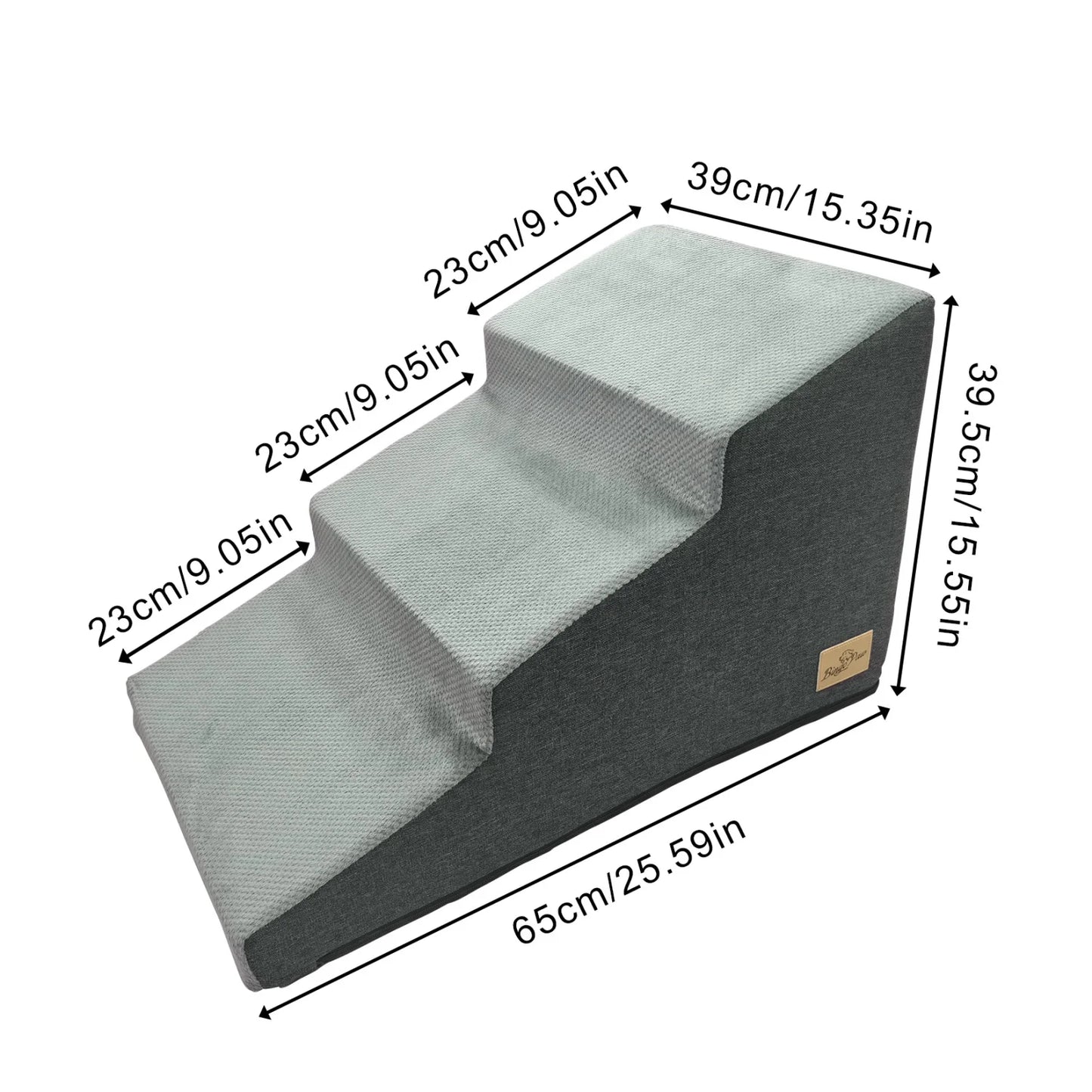 Dog Stairs Ramp With Washable Cover Non Slip Steps Sofa