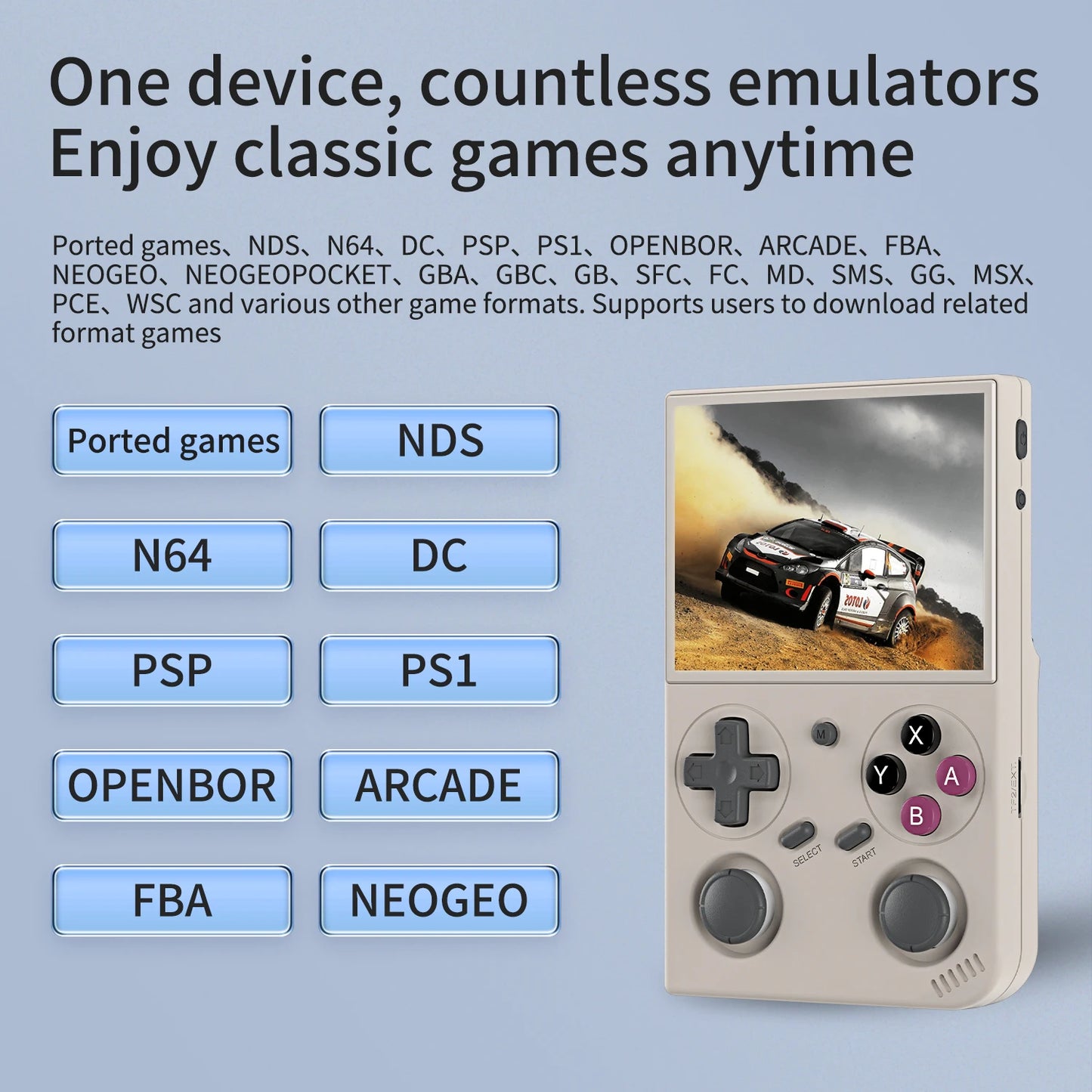 Batlexp G350 Retro Portable Handheld Game Console Linux Dual Joystick