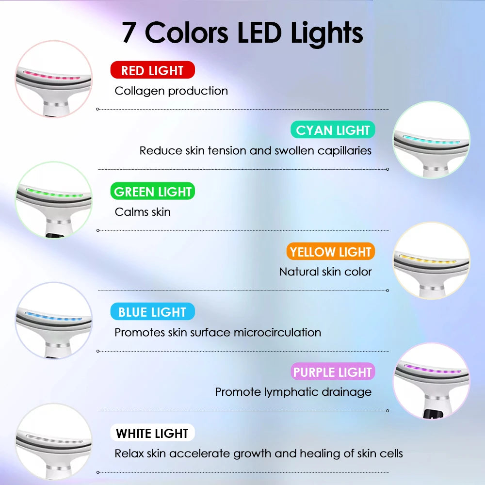 LED Facial Massager For Skin Tightening And Anti Wrinkle Care