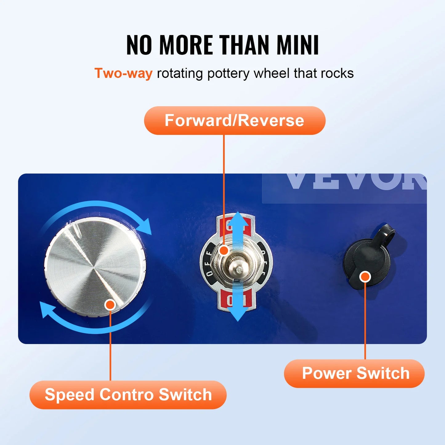 SucceBuy Mini Pottery Wheel With Adjustable Speed And Basin