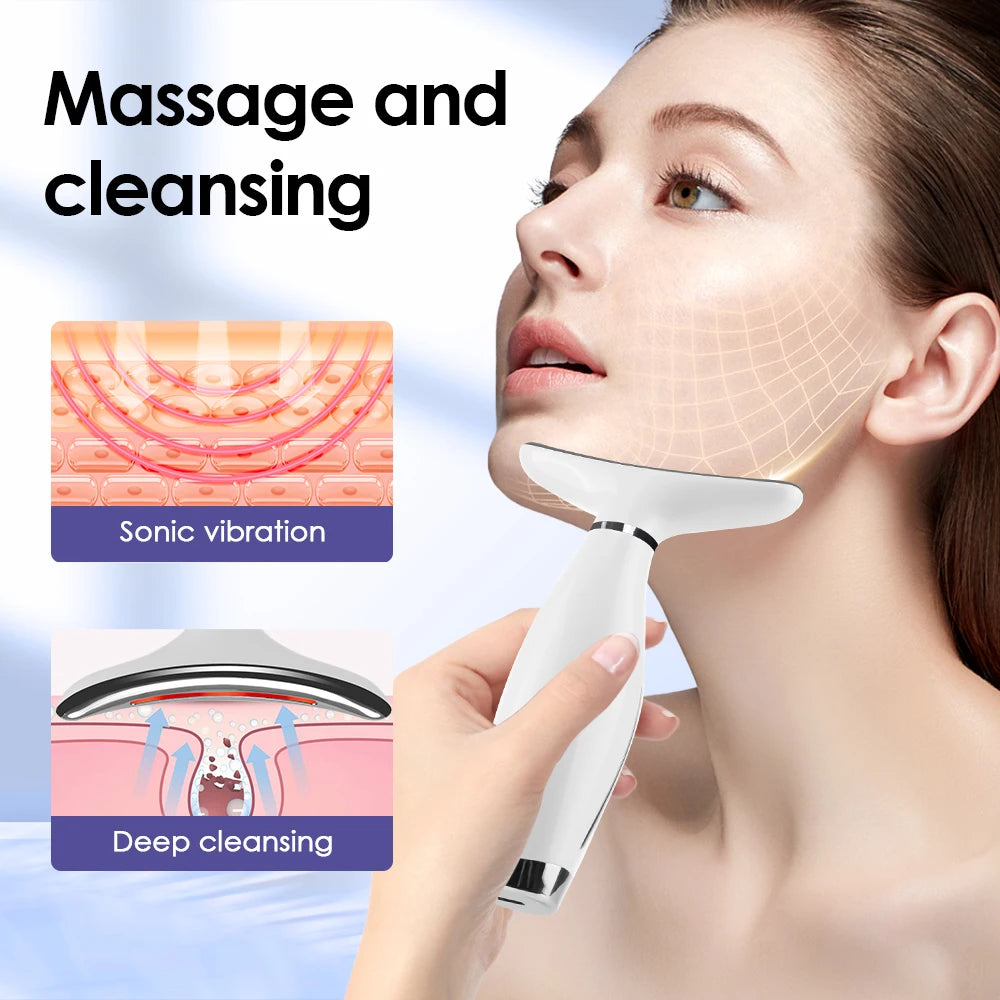 LED Facial Massager For Skin Tightening And Anti Wrinkle Care