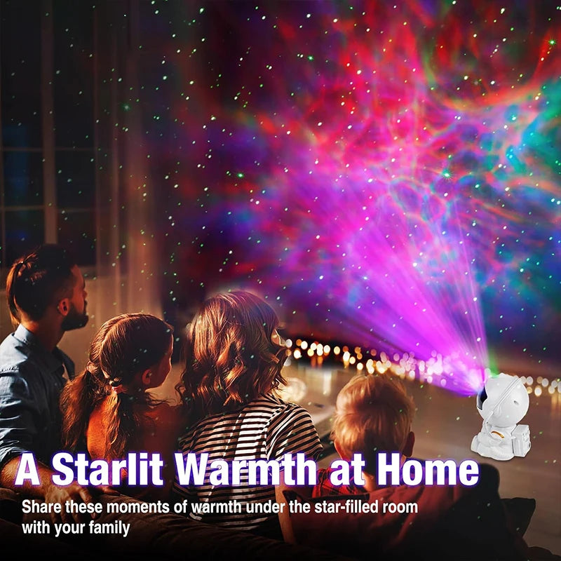 LED BARZ Astronaut Galaxy Light Projector Nebula Settings Remote Control