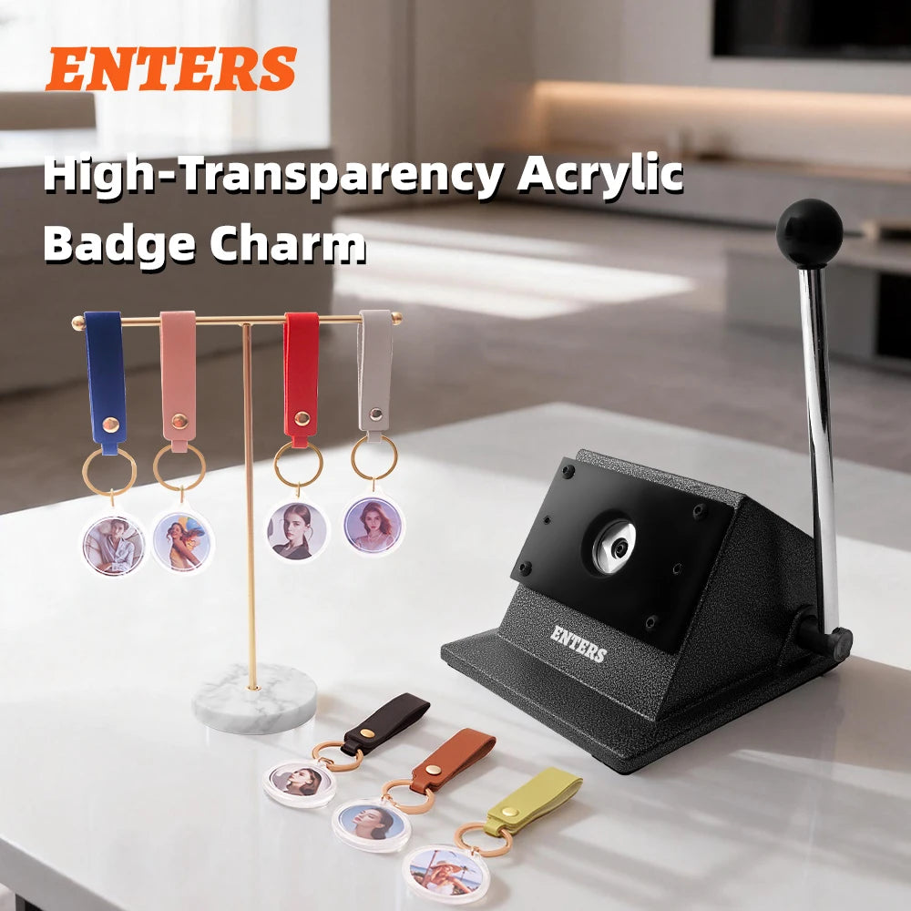 Acrylic Keychain Making Machine Kit With Craft Press And Materials
