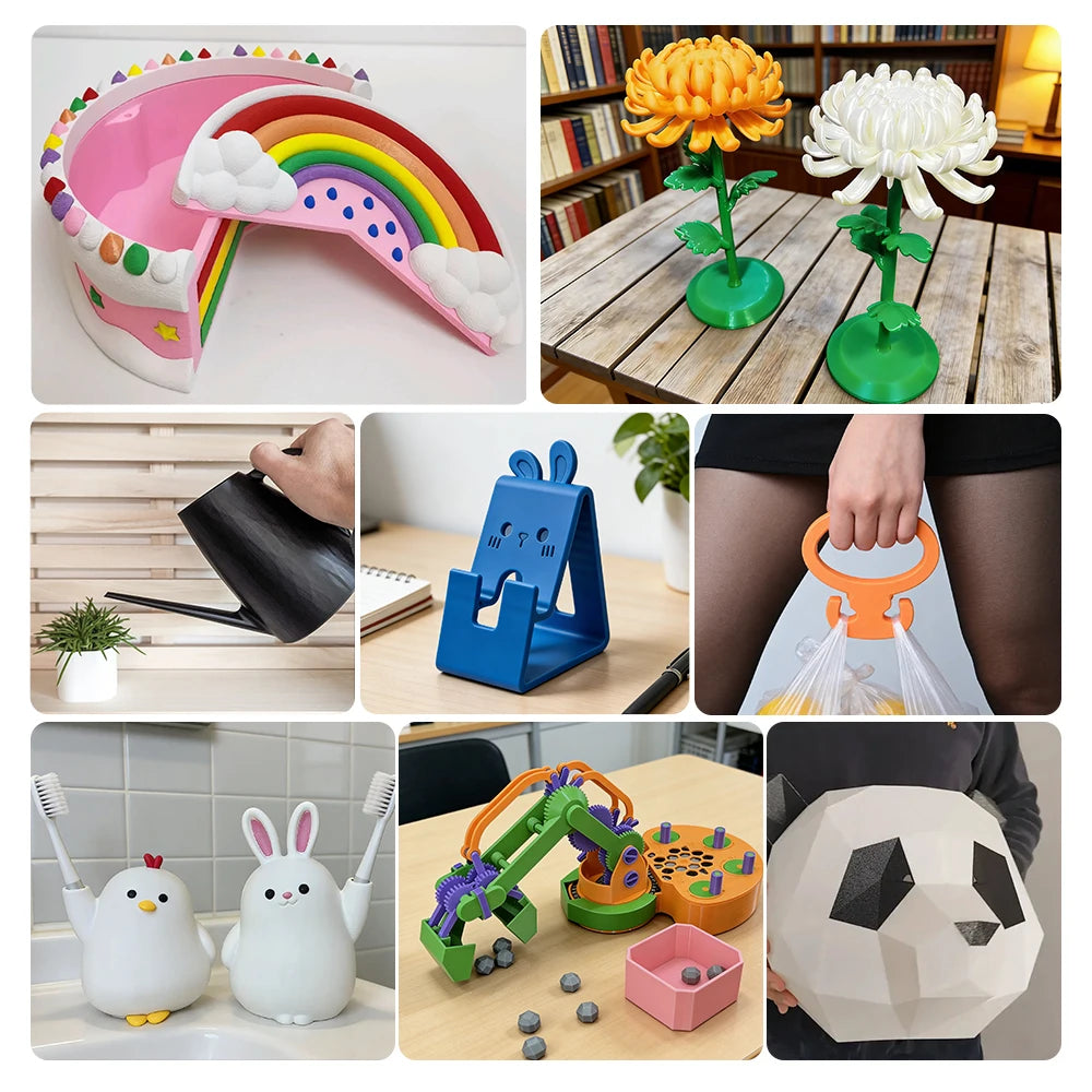 Kingroon Premium PLA And PETG 3D Printing Filament Rolls