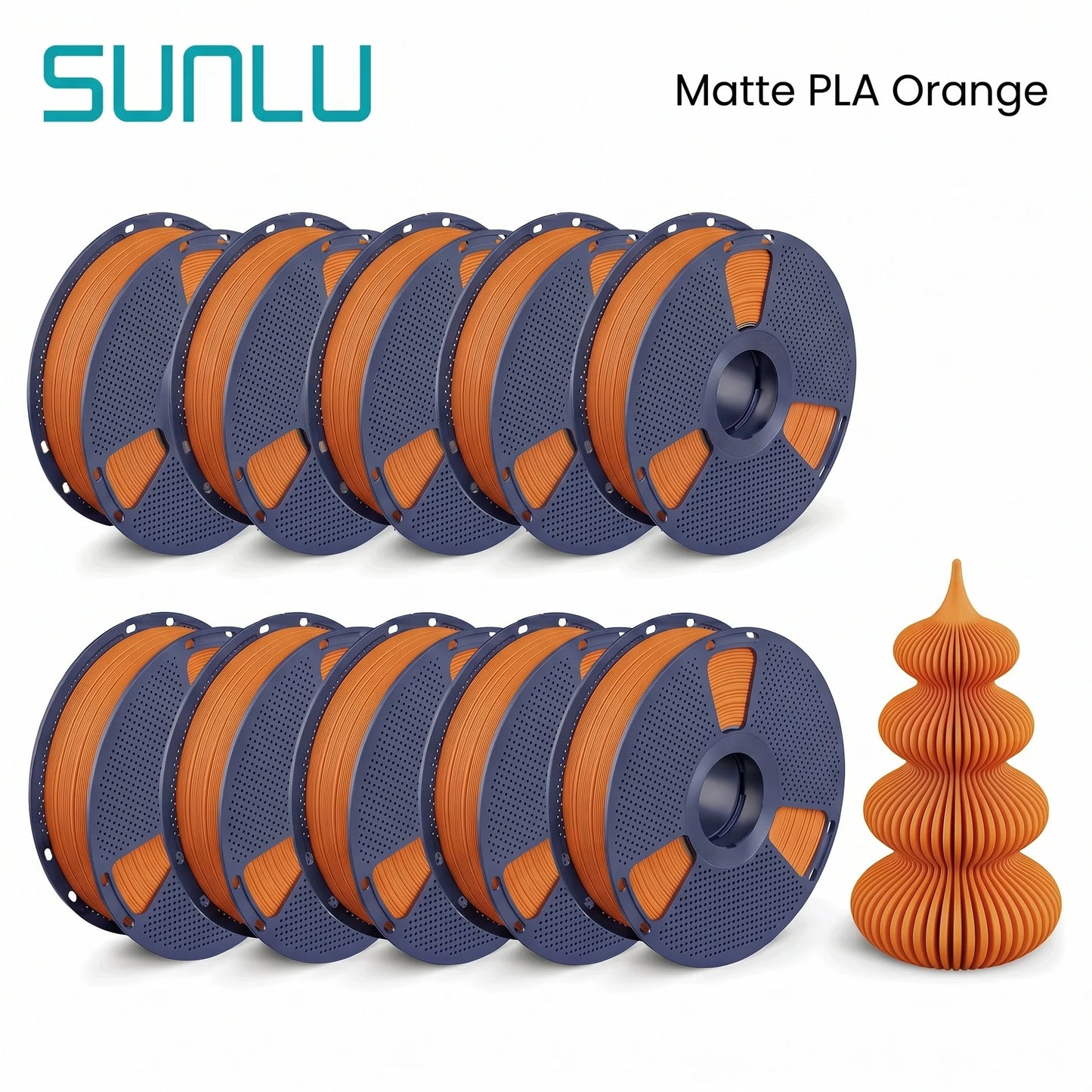 Sunlu Matte PLA 3D Printer Filament Premium Quality Smooth Prints