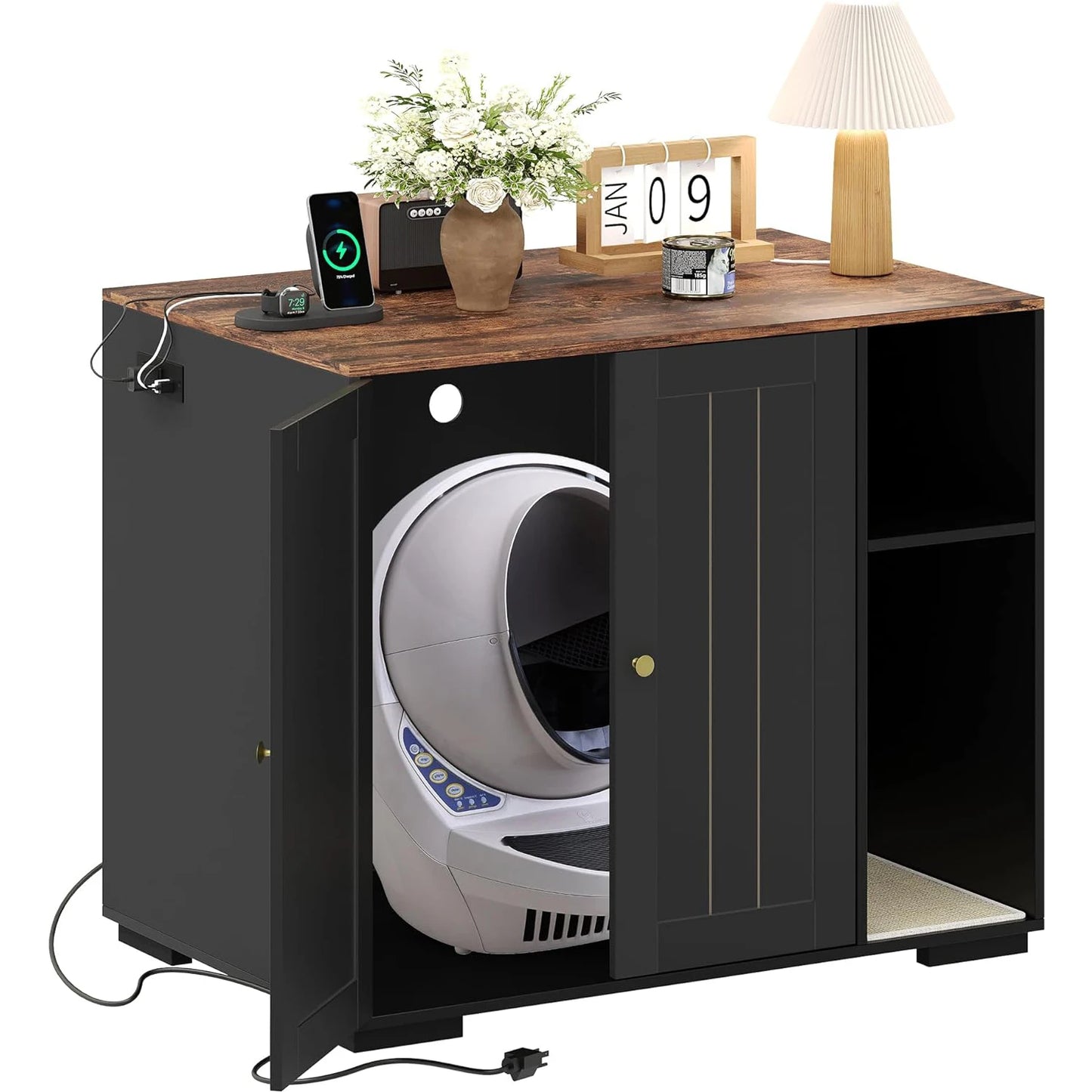 HiMISS Litter Robot 3 4 Cat Enclosure With Collector