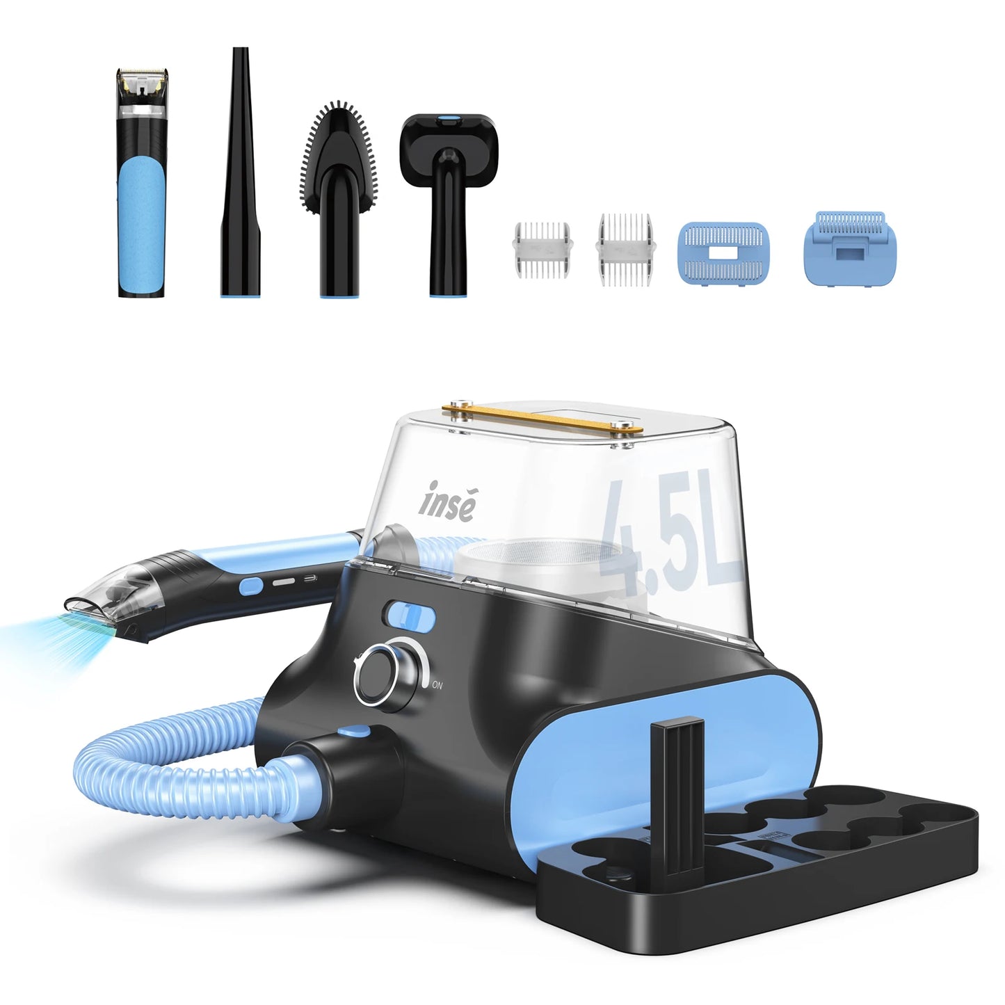 Inse Corded Dog Grooming Vacuum With Low Noise Dust Box