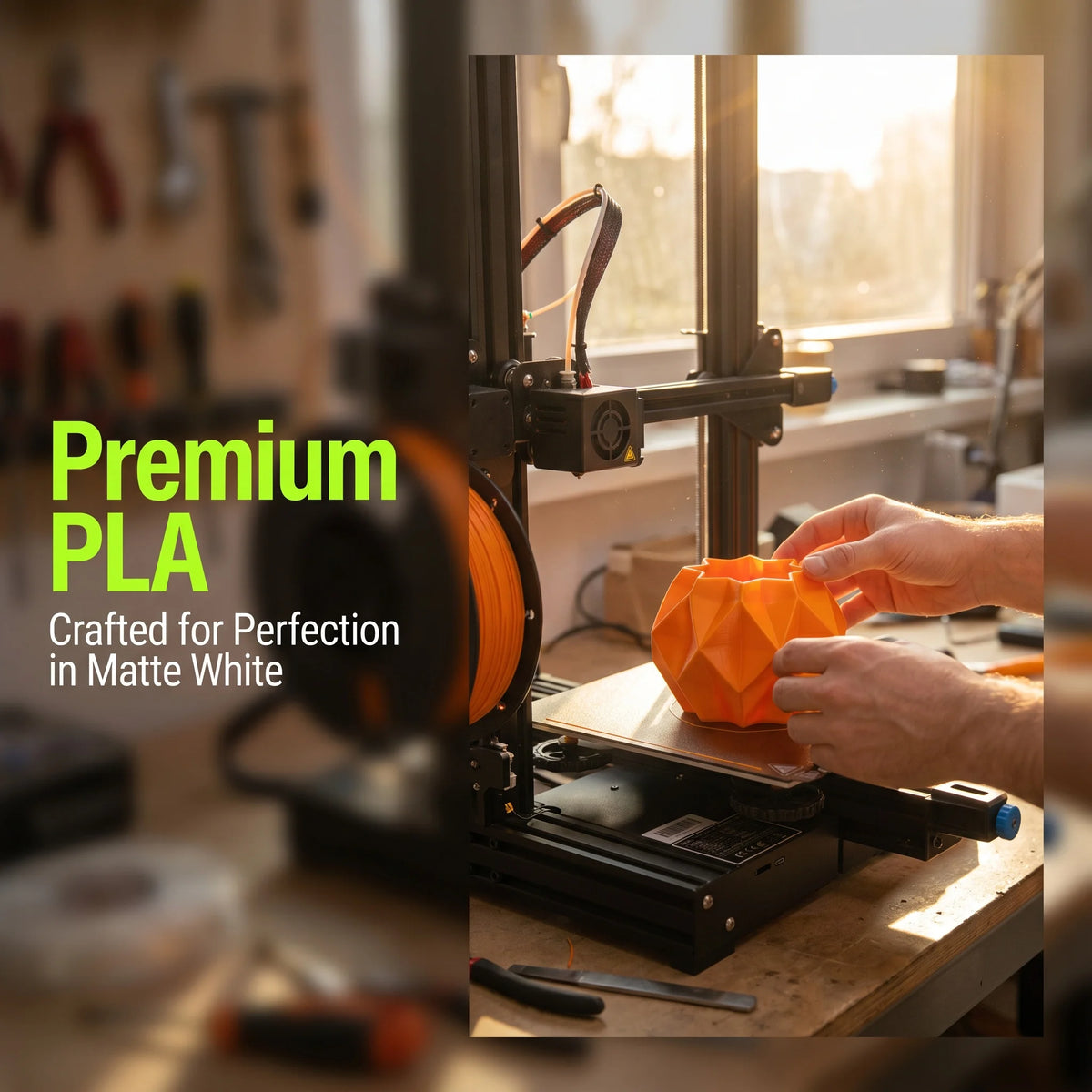 MarsWork PLA Filament Pre Dried AMS Compatible 3D Printer Spool