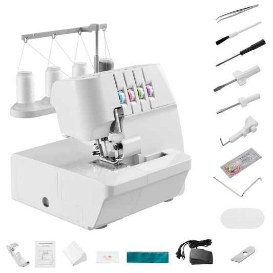 SucceBuy 2 3 Or 4 Thread Serger Overlock Sewing Machine