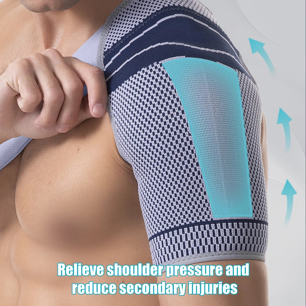 Shoulder Brace for Men and Women With Adjustable Strap