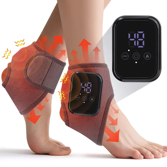 Portable Heated Electric Foot And Ankle Vibration Massager