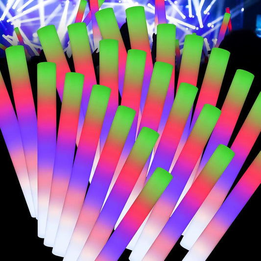 LED Foam Glow Sticks With Three Flashing Modes For Parties