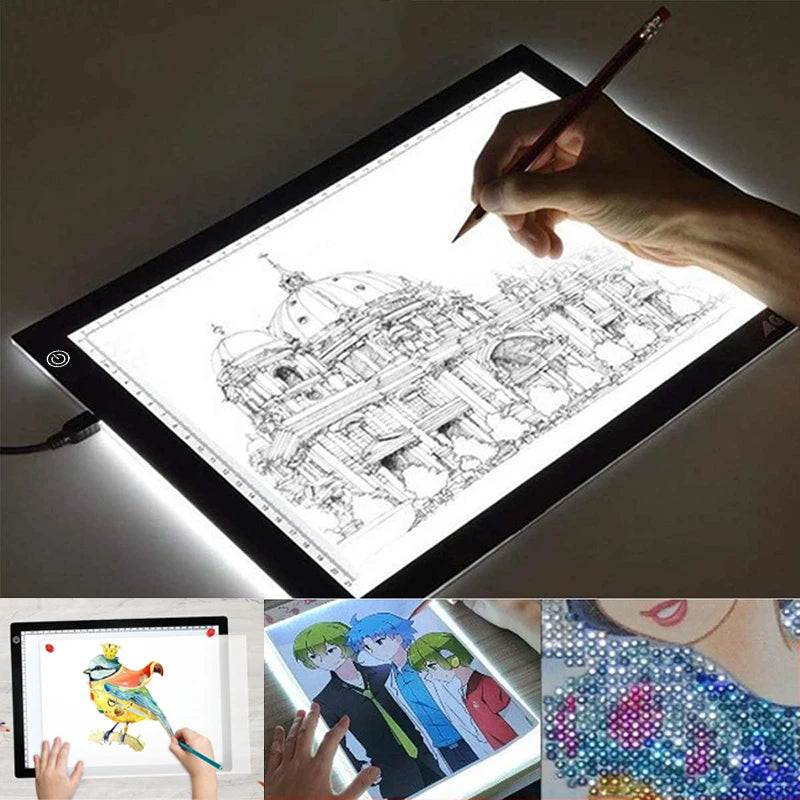 Portable Drawing Tablet LED Light Pad Tracing And X Ray Film Viewing