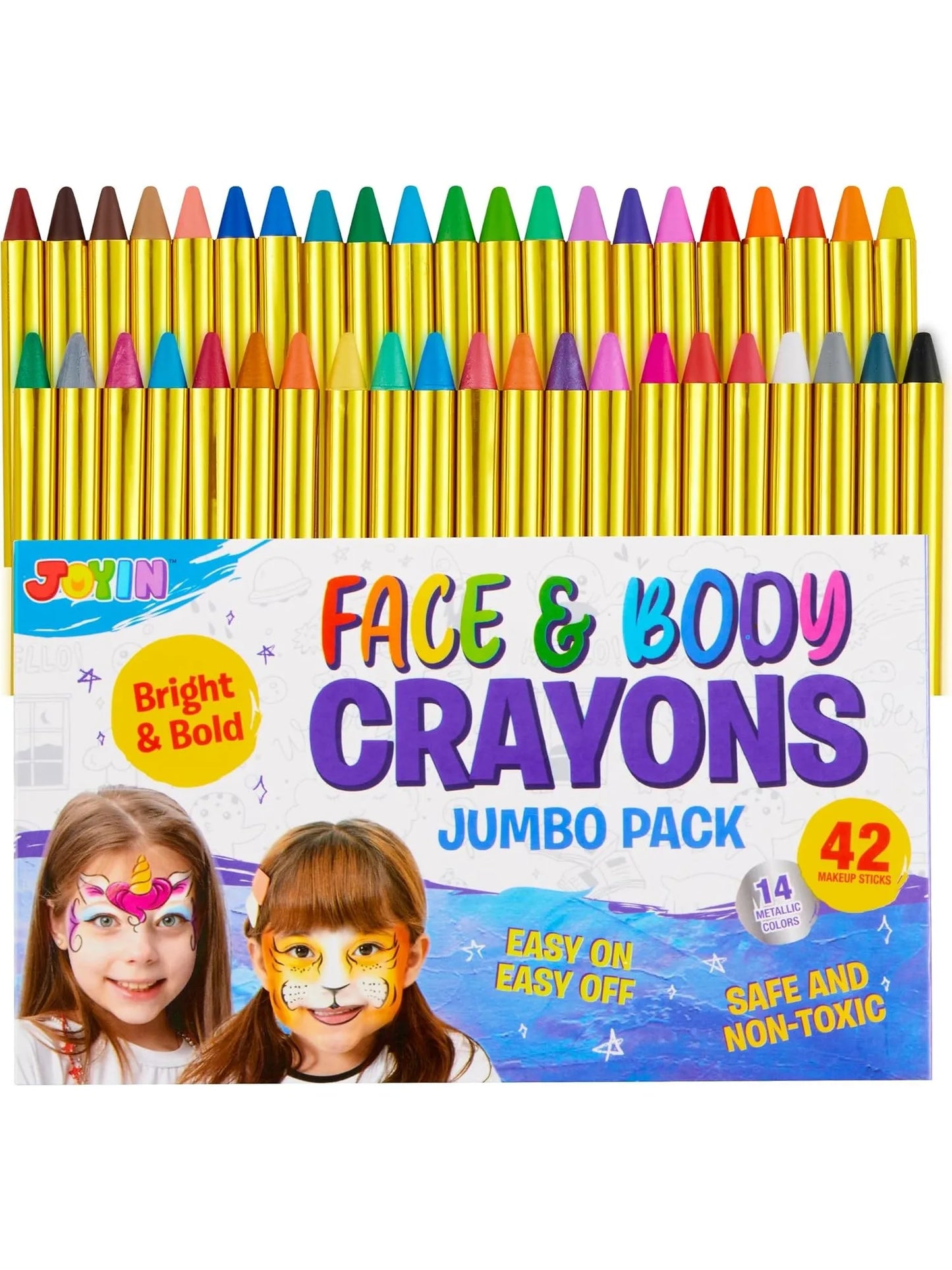 Joyfy Face Paint Crayons Party Celebration Makeup Kit