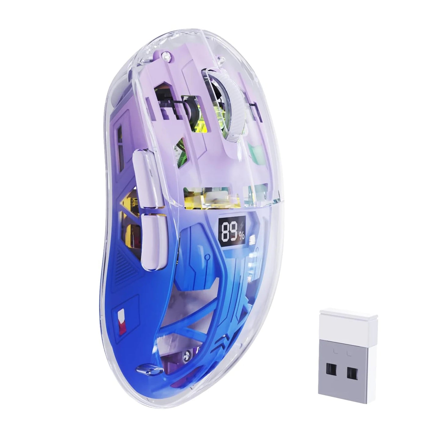 Attack Shark A2 Bluetooth Wireless Gaming Mouse RGB Digital Screen