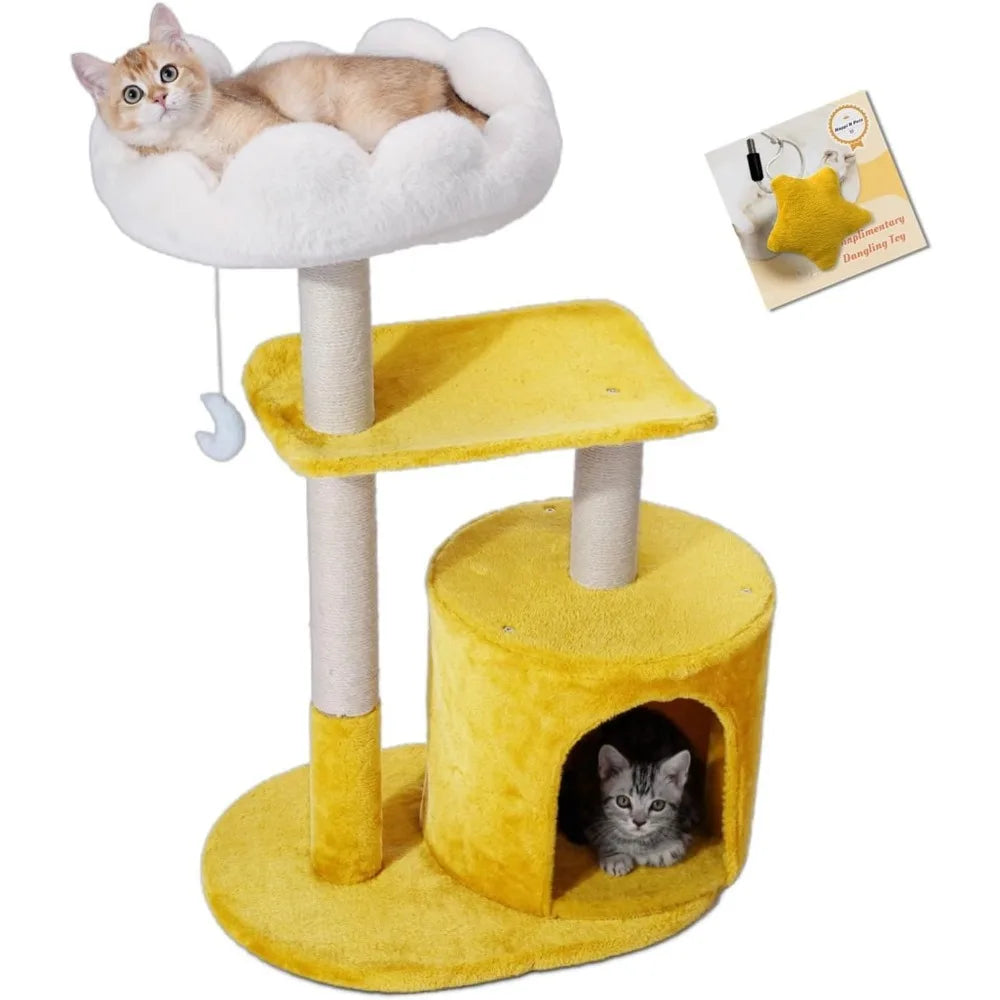 NBVCX Cat Tree Tower With Plush Padded Bed Condo Unit