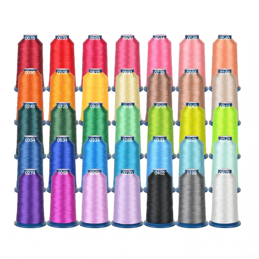 Sixty Color Polyester Embroidery Machine Thread Kit