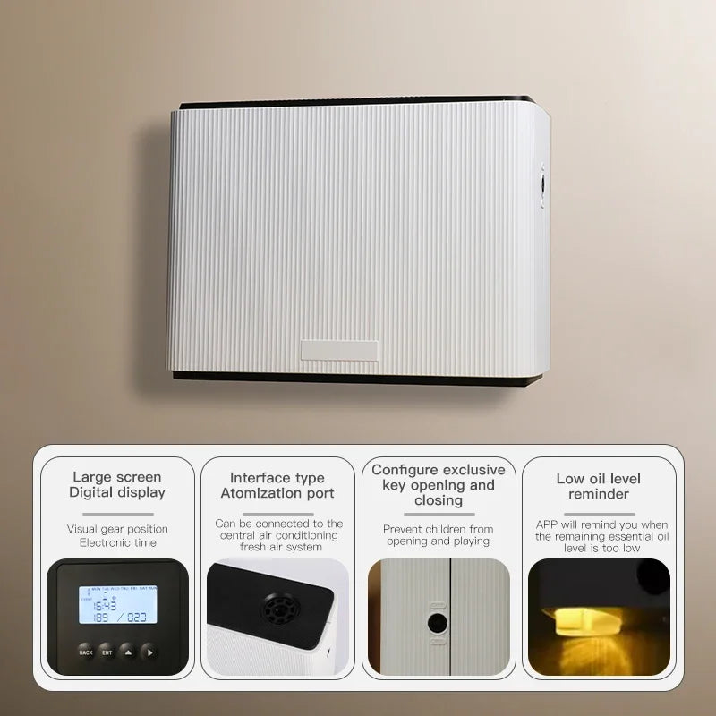 NAMSTE Electric Aroma Diffuser Smart Scent Machine With Bluetooth WiFi