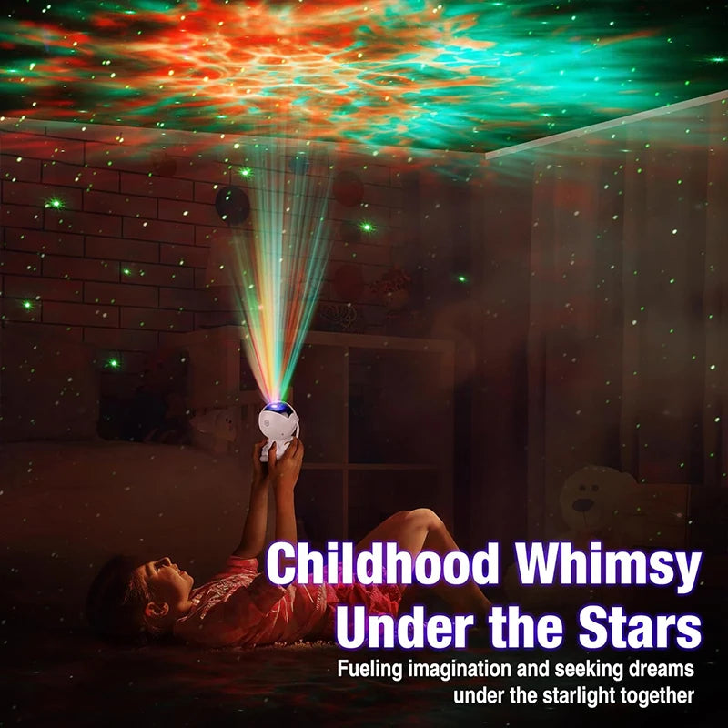 LED BARZ Astronaut Galaxy Light Projector Nebula Settings Remote Control