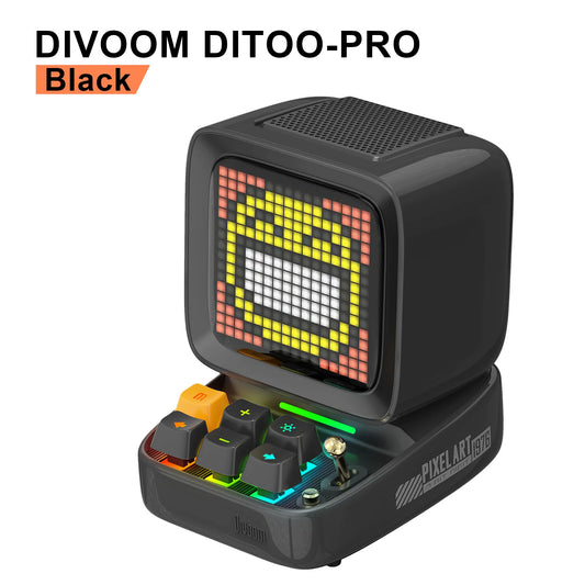 Divoom Ditoo Pro Retro Bluetooth Pixel Art Wireless Alarm Speaker