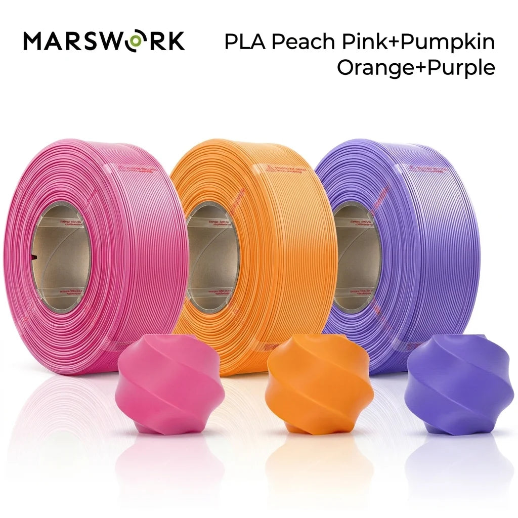 MarsWork PLA Filament Pre Dried AMS Compatible 3D Printer Spool
