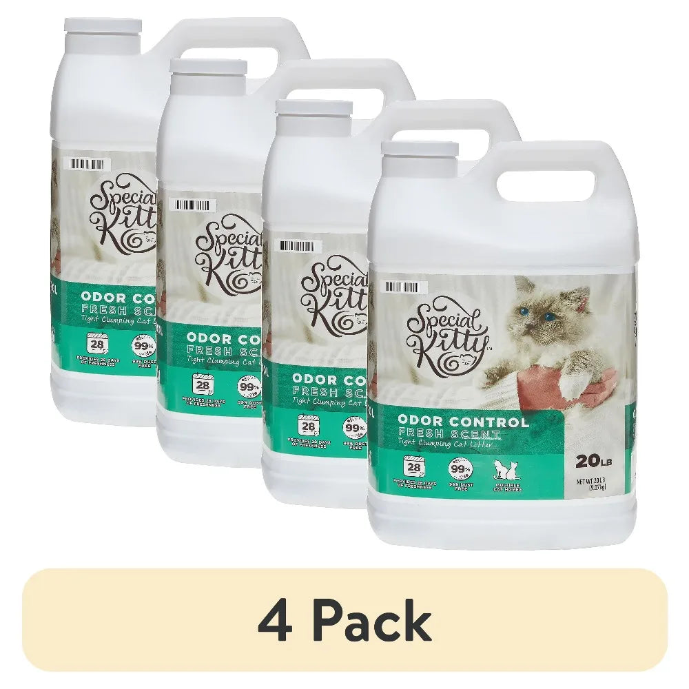 Special Kitty Clumping Clay Cat Litter Fresh Scent Odor Control